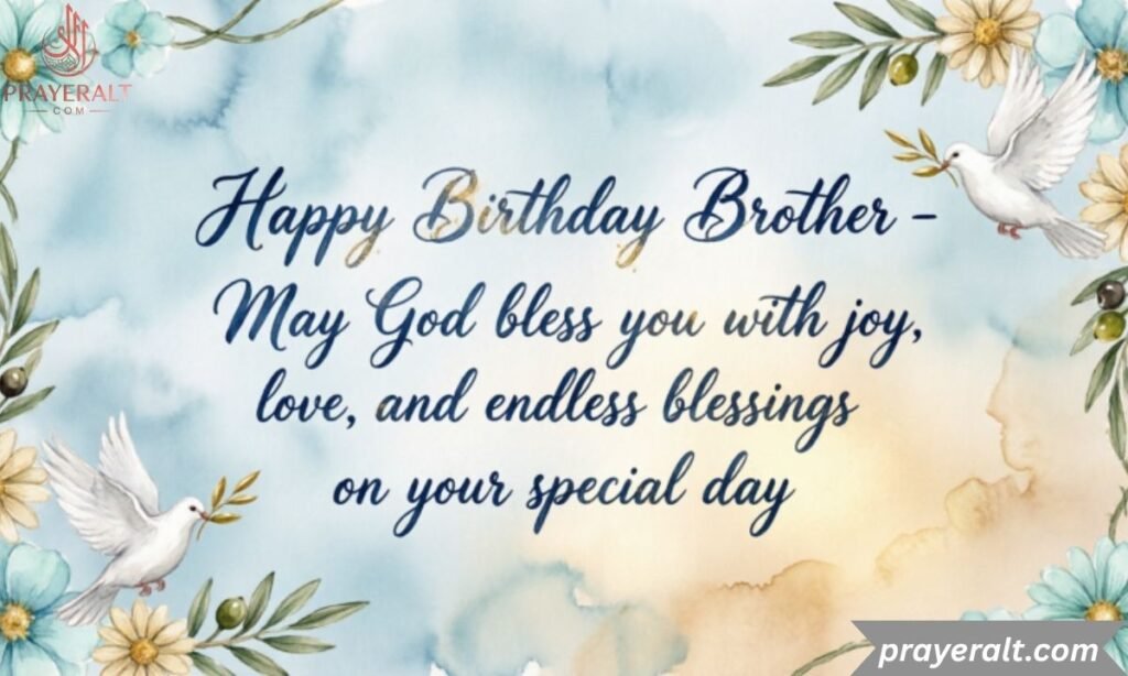 Short Birthday Prayers for My Brother