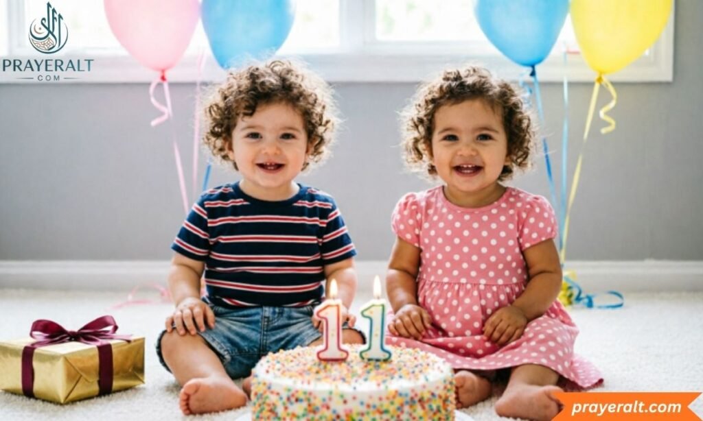 Short Birthday Wishes for Twins Boy and Girl