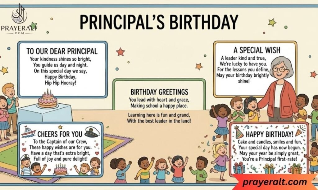 Short Poems or Rhymes for Principal's Birthday