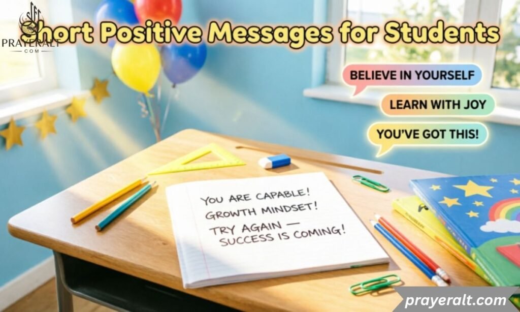 Short Positive Messages for Students