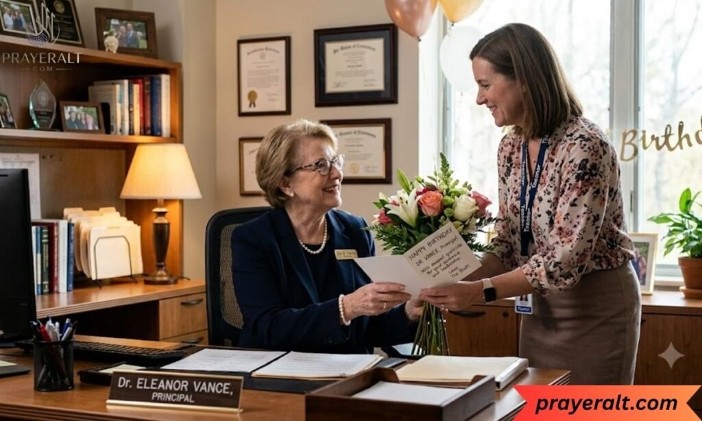Touching Birthday Wishes for Principal from Teacher